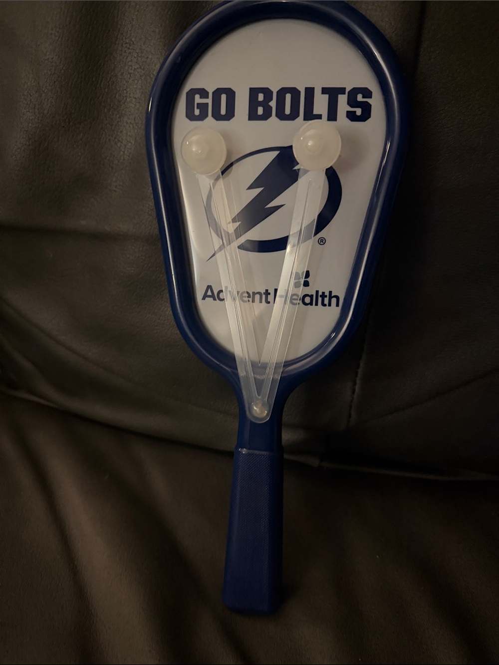 Tampa Bay Lightning 'Go Bolts' Racket Paddle NHL Hockey collectible soundmaker